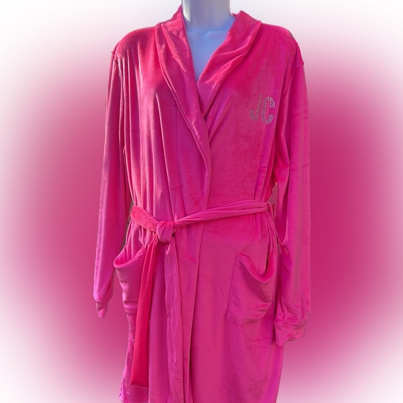 Juicy Couture Intimates & Sleepwear Juicy Couture Hot Pink Robe Poshmark